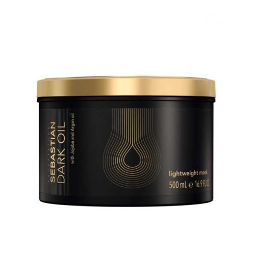 Sebastian Professional Dark Oil Lightweight Mask Plaukų neapsunkinanti kaukė, 500ml