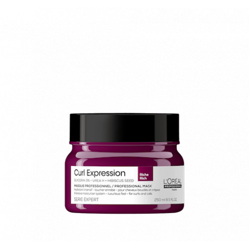 L'Oréal Professionnel Curl Expression Intensive ​Moisturizer Rich Mask Intensyviai, giliai drėkinanti garbanotų plaukų kaukė, 250ml