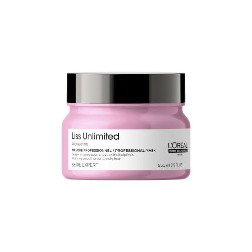 L'Oréal Professionnel Liss Unlimited Professional Mask Nepaklusnių plaukų kaukė, 250ml