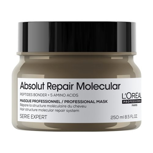 L'Oréal Professionnel Absolut Repair Molecular Concentrated Mask Profesionali koncentruota plaukus atstatanti kaukė, 250ml