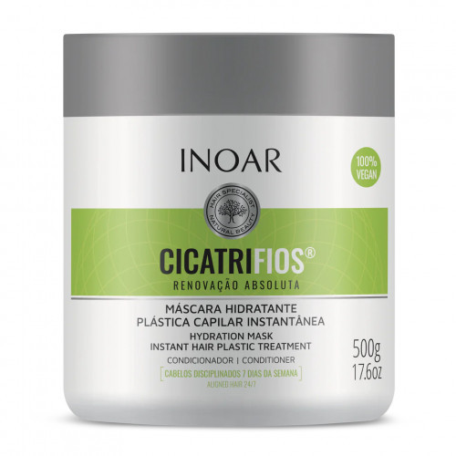 Inoar CicatriFios Mask Plauko struktūrą atkurianti kaukė, 500g