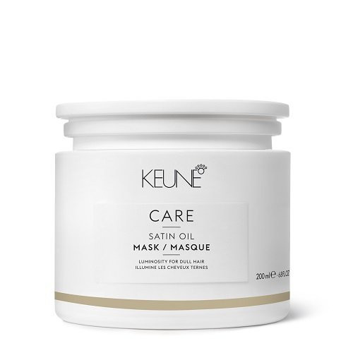 Keune Care Line Satin Oil Kaukė sausiems, blizgesį praradusiems plaukams, 200ml