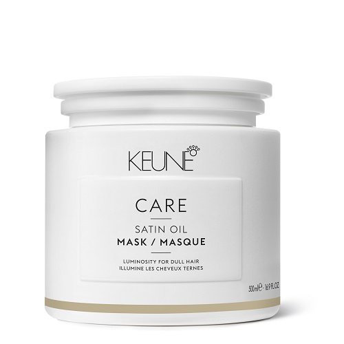 Keune Care Line Satin Oil Kaukė sausiems, blizgesį praradusiems plaukams, 500ml