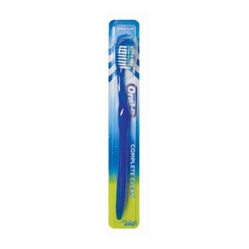 Oral-B Complete Clean Toothbrushe Vidutinio minkštumo dantų šepetėlis, Blue