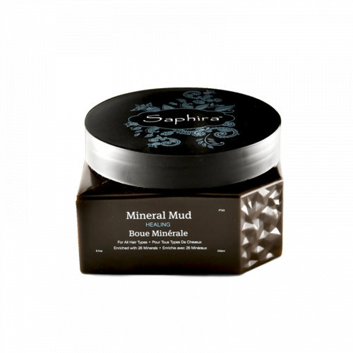 Saphira Mineral Mud Healing Mineralinis purvas plaukams su Negyvosios jūros mineralais, 250ml