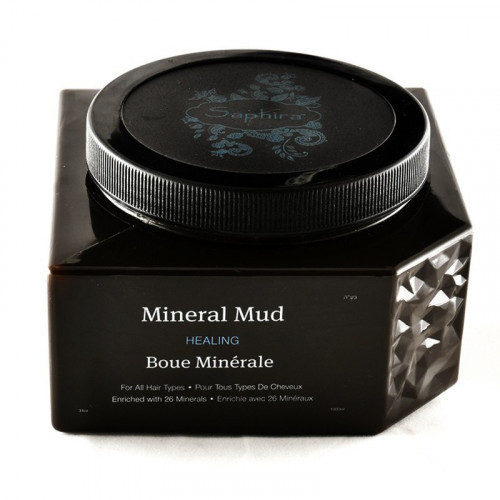 Saphira Mineral Mud Healing Mineralinis purvas plaukams su Negyvosios jūros mineralais, 500ml