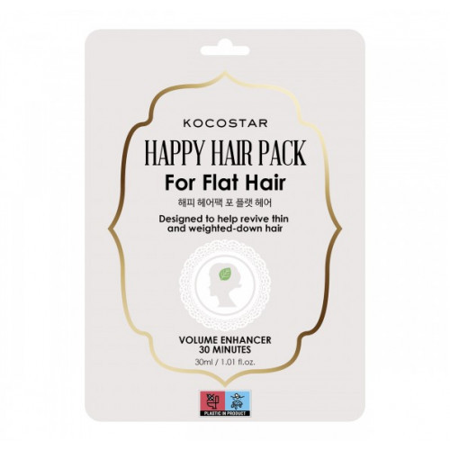 Kocostar Happy Hair Pack for Flat Hair Kaukė ploniems plaukams, 30ml