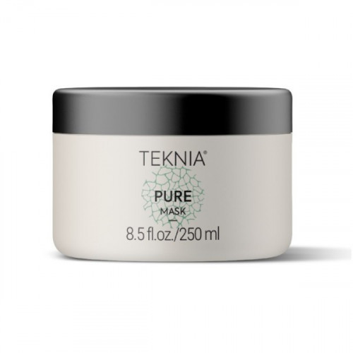 Lakme Teknia Pure Mask Balansuojanti, valomoji plaukų ir galvos odos kaukė, 250ml