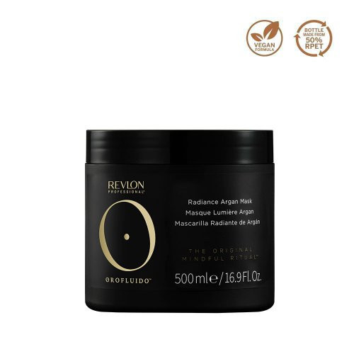 Revlon Professional Orofluido Radiance Argan Mask Kaukė visų tipų plaukams, 500ml