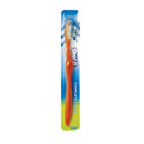 Oral-B Complete Clean Toothbrushe Vidutinio minkštumo dantų šepetėlis, Orange