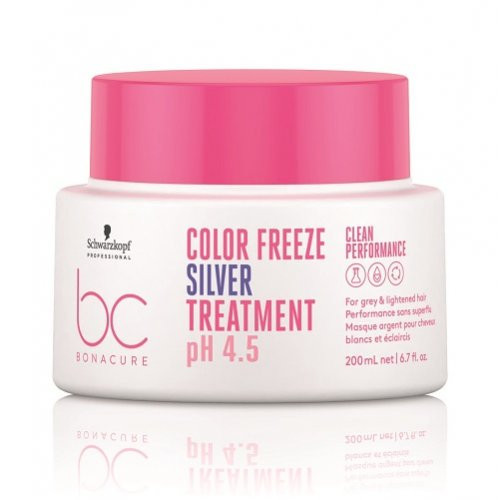 Schwarzkopf Professional BC CP Color Freeze Silver pH 4.5 Treatment Kaukė šviesintiems plaukams, 200ml