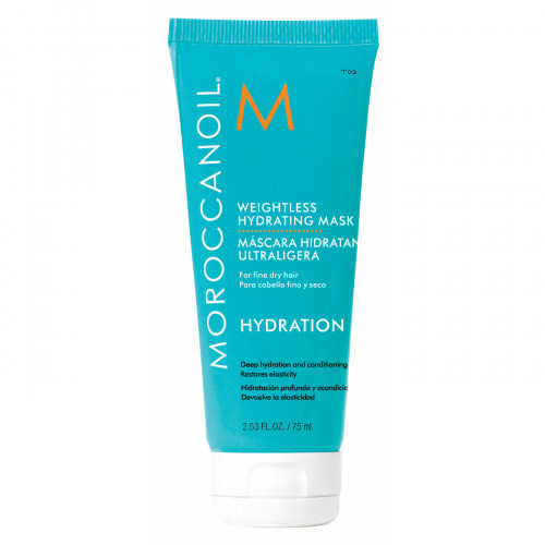 Moroccanoil Weightless Hydrating Drėkinanti kaukė ploniems plaukams, 75ml