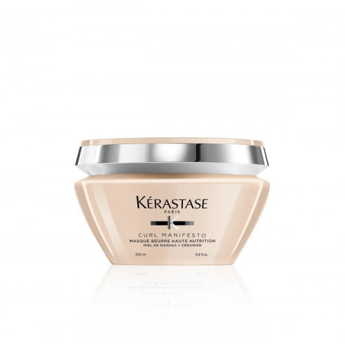 Kérastase Curl Manifesto Masque Beurre Haute Nutrition Itin sodri maitinamoji garbanotų ir labai garbanotų plaukų kaukė, 200ml