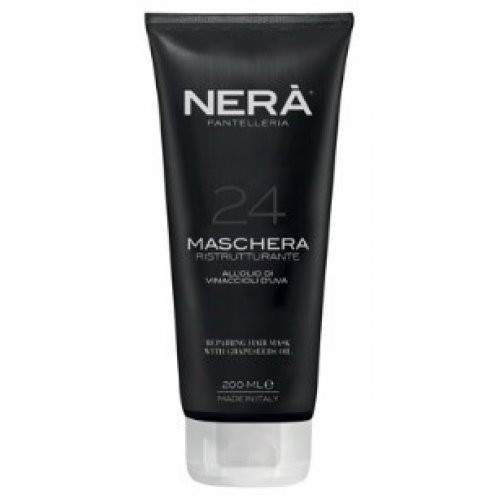NERA PANTELLERIA 24 Repairing Hair Mask With Grapeseeds Oil Atkuriamoji kaukė su vynuogių kauliukų aliejumi, 200ml