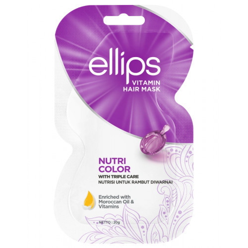 Ellips Nutri Color Hair Mask Plaukų kaukė, 20g