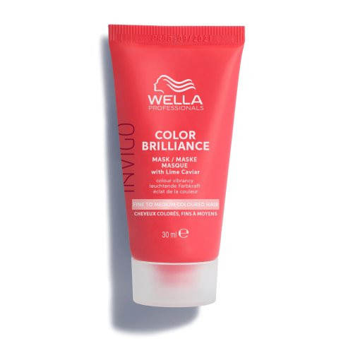 Wella Professionals INVIGO Color Brilliance Mask for Fine Hair Plaukų spalvą apsauganti puoselėjamoji kaukė ploniems plaukams, 30ml
