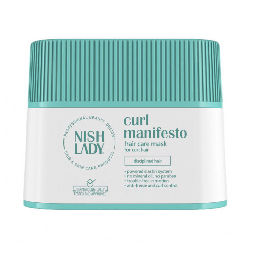 Nishlady Curl Manifesto Hair Mask Kaukė garbanotiems plaukams, 275ml