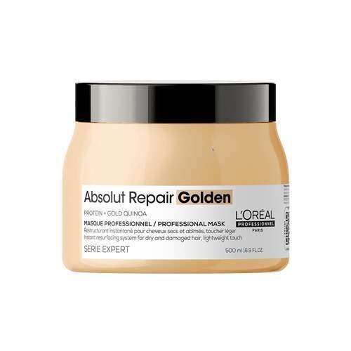Auksinė plaukus atkurianti kaukė LOreal Professionnel Absolut Repair Golden Mask 500ml