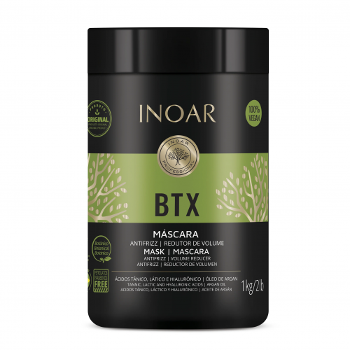 Inoar Intensyviai plaukus glotninanti kaukė BTX Anti-frizz Mask 1000g