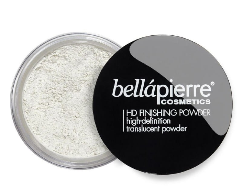 Biri pudra makiažo užbaigimui Bellapierre HD Finishing Powder Translucent HDP001, skaidri