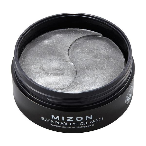 Hidrogelio paakių pagalvėlės su juodaisiais perlais Mizon Black Pearl Eye Gel Patch MIZ0313090004, 60 pagalvėlių