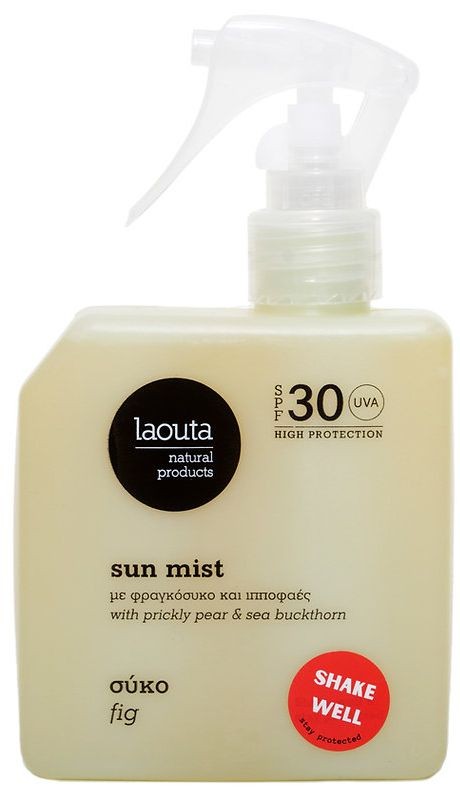 Purškiama apsauga nuo saulės Laouta Sun Mist SPF 30 Fig LAO0013, SPF 30 apsauga, 200 ml