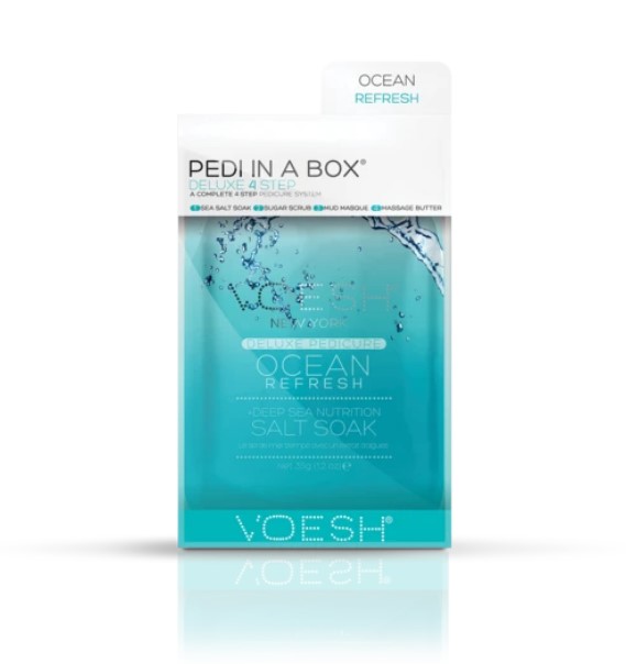 Procedūra kojoms Voesh Pedi In A Box 4 in 1 Ocean Refresh VPC208MRN, atnaujina, gaivina pėdų odą