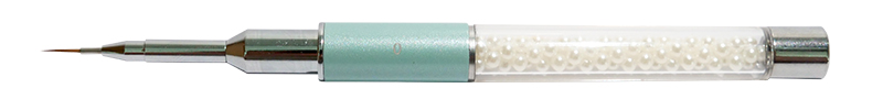 Teptukas nagų dailei Osom Professional Pure Kolinsky Nail Art Brush Round White Pearl Series N0760PG0, 1