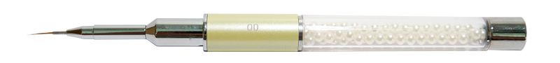 Teptukas nagų dailei Osom Professional Pure Kolinsky Nail Art Brush Round White Pearl Series N0760PG00, 00
