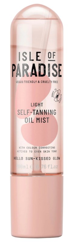 Purškiamas savaiminio įdegio aliejus Isle Of Paradise Self-Tanning Oil Mist Light IP890114, 200 ml