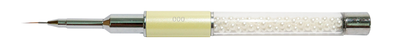 Teptukas nagų dailei Osom Professional Pure Kolinsky Nail Art Brush Round White Pearl Series N0760PG000, 000