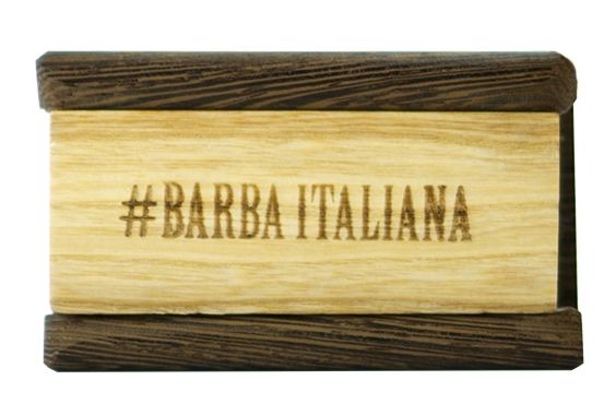 Šepetys barzdos plaukams Barba Italiana Brush 24h For Beard-Mustache Solengo, BI770