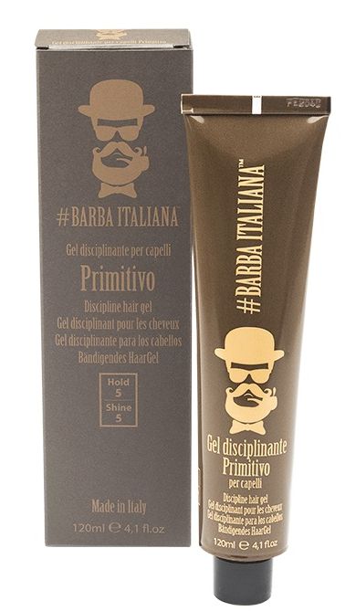 Plaukų formavimo gelis Barba Italiana Discipline Hair Gel Primitivo, BI7007, 120 ml