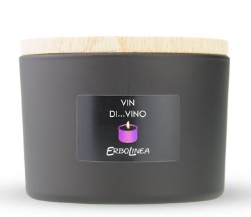 Aromatinė žvakė Erbolinea Candela In Vetro Vin Di Vino ERBCANVIN, 140 g