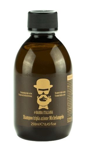 Šampūnas plaukams nuo pleiskanų Barba Italiana Tri - Action Michelangelo, BI007, 250 ml