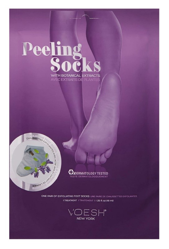 Šveičiamoji kaukė pėdoms Voesh Exfoliating Peeling Socks VFP101LVR, 1 pora