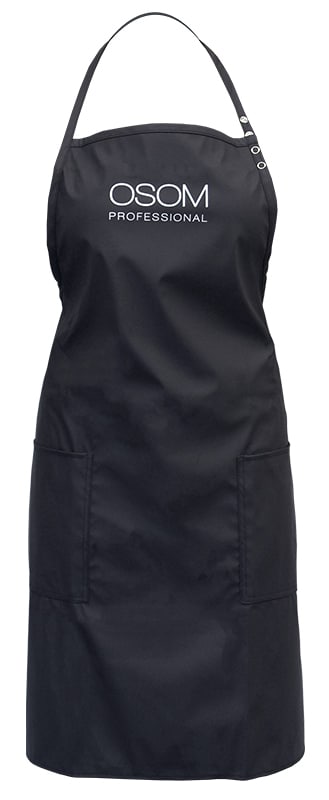 Prijuostė kirpėjui Osom Professional Apron OSOMA260001APRON, juodos spalvos