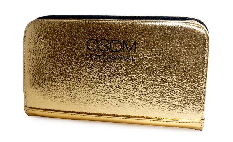 Dėklas žirklėms Osom Professional Gold Scissor Case OSOMCASEGOLD, aukso spalvos, 4 žirklėms