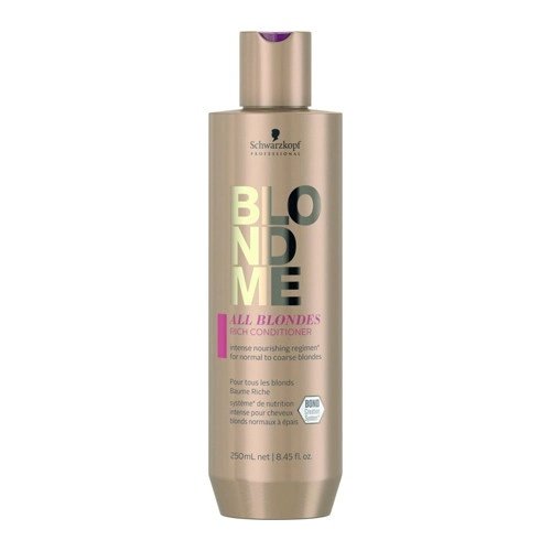 Kondicionierius šviesintiems plaukams Schwarzkopf Blond Me All Blondes Rich Conditioner 250ml