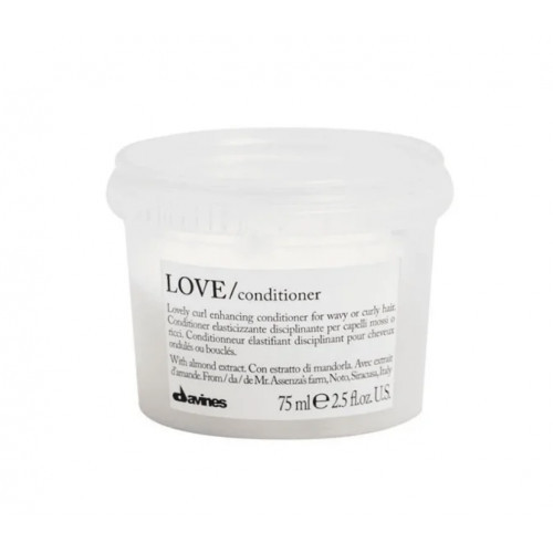 Davines Love Curl Conditioner Garbanotų plaukų kondicionierius, 75ml