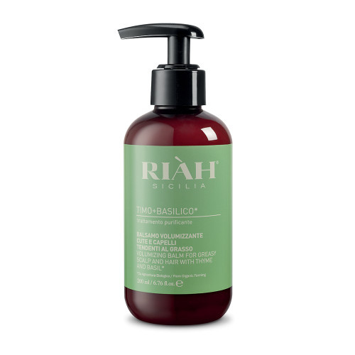 RIAH Volumizing Balm For Greasy Scalp & Hair Apimties suteikiantis balzamas besiriebaluojantiems plaukams, 200ml