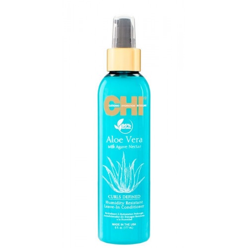 CHI Curls Defined Humidity Resistant Leave-In Conditioner Nenuplaunamas kondicionierius  su alavijais ir agavų sultimis, 177ml