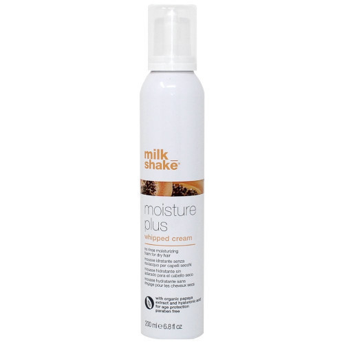 Milk_shake Moisture Plus Whipped Cream Drėkinamosios putos sausiems plaukams, 200ml