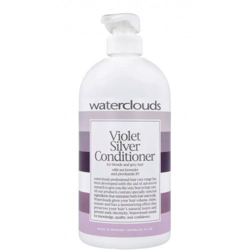 Waterclouds Violet Silver Conditioner Kondicionierius neutralizuojantis geltonį, 1000ml