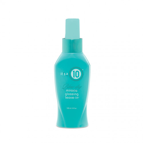 It's a 10 Haircare Miracle Blow Dry Glossing Leave-In Daugiafunkcinė nenuskalaujama priemonė, 120ml