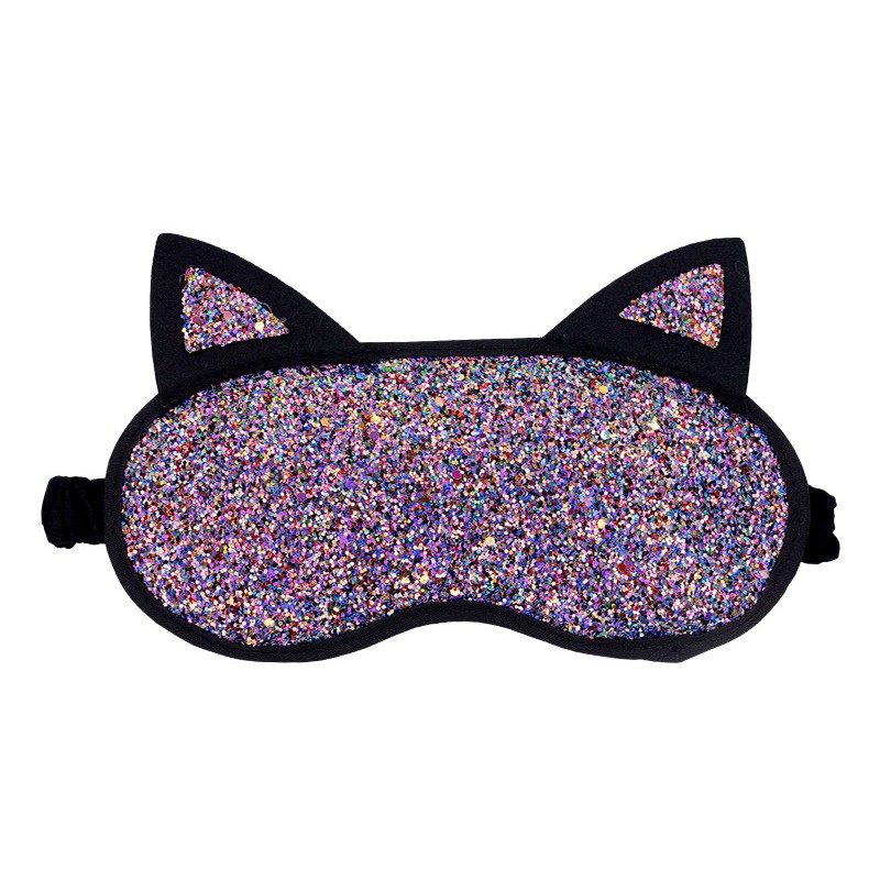 Šildanti/šaldanti akių kaukė - miego akiniai beOSOM Hot & Cold Eye Mask OSOM02024, blizganti, su ausytėmis