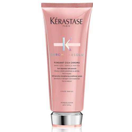 Kérastase Chroma Absolu Fondant Cica Chroma Plaukus stiprinantis ir nuo porėtumo apsaugantis kondicionierius, 200ml