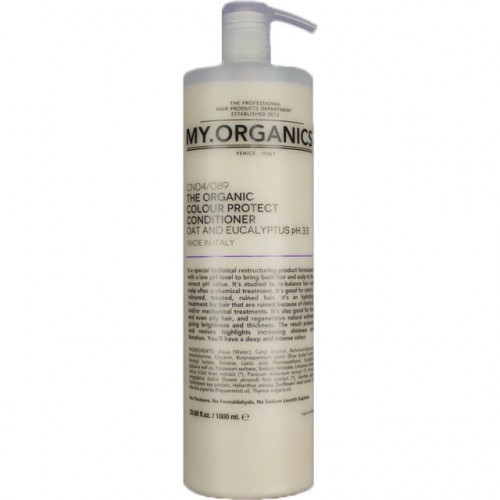 My.Organics My After color conditioner with oat and eucalyptus Po dažymo kondicionierius su aviža ir eukaliptu, 1000ml