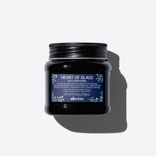 Davines Heart of Glass Rich Conditioner Šviesius plaukus maitinantis kondicionierius, 250ml