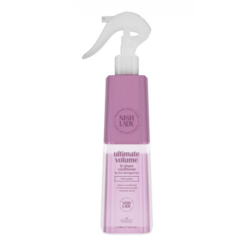 Nishlady Ultimate Volume Bi-Phase Conditioner Plaukų dvifazis kondicionierius apimčiai didinti, 386 ml